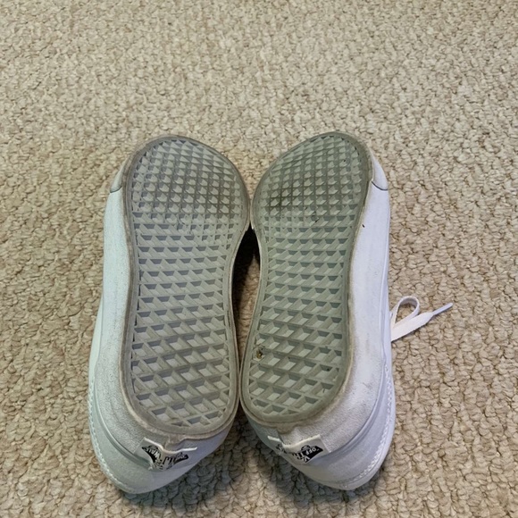 White Old Skool Vans - Picture 3 of 5